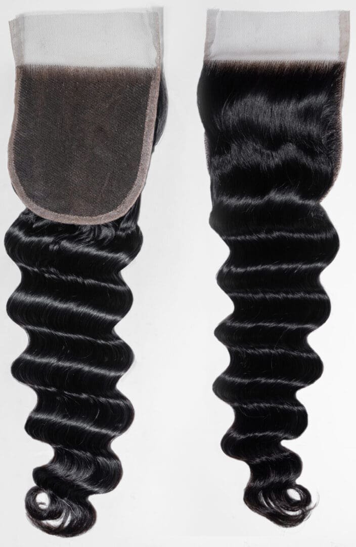 Close-up of textured, wavy black socks with a gray cuff.
